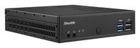 Shuttle XPC slim Barebone DH02U, Intel Celeron 3865U, 4x HDMI 2.0b 1x LAN, 1x COM, incl. VESA , fonctionnement permanent 24/7