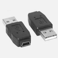 DeLOCK Gender Changer mini USB-B 5-pin USB-A Schwarz
