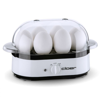 Cloer 6081 cuiseur d'oeufs 6 œufs 350 W Blanc