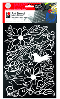 Marabu Art Stencil, DIN A4, "Blooming Garden"
