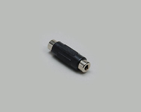 BKL Electronic 1102046 tussenstuk voor kabels 3.5mm Zwart