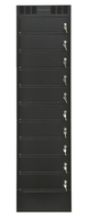 Leba NoteLocker NL-12-KEY-DK tároló/töltő kocsi és szekrény mobileszközökhöz Tárolószekrény mobileszközökhöz Fekete
