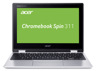 Acer Chromebook CP311-2HN-C2GR Intel® Celeron® N N4000 29.5 cm (11.6") Touchscreen HD 4 GB LPDDR4-SDRAM 64 GB Flash Wi-Fi 5 (802.11ac) ChromeOS Silver