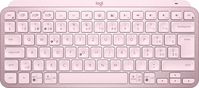 Logitech MX Keys Mini tastiera Ufficio RF senza fili + Bluetooth QWERTZ Svizzere Rosa