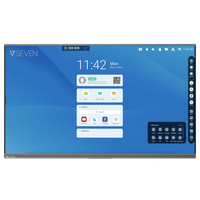 V7 IFP6502-V7PRO lavagna interattiva 165,1 cm (65") 3840 x 2160 Pixel Touch screen Nero USB / Bluetooth