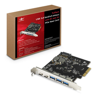 Vantec UGT-PC3A2C interface cards/adapter Internal PCIe