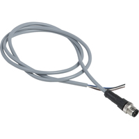 Schneider Electric XZCPV1541L1 sensor- en actuatorkabel 1 m M12 Grijs