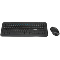 Targus AKM610ES clavier Souris incluse RF sans fil Espagnole Noir