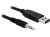 DeLOCK USB 2.0/3.5 mm 1.8m audio kábel 1,8 M 3.5mm Fekete