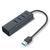 i-tec Metal U3METALG3HUB hálózati csatlakozó USB 3.2 Gen 1 (3.1 Gen 1) Type-A 5000 Mbit/s Szürke