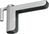 ABUS 2603 S CL/DFNLIESPP Residential Overhead concealed door closer Non-handed Silver