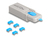 DeLOCK 20926 port blocker Port blocker + key USB Type-C Blue, Grey Plastic 11 pc(s)