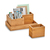 Zeller Present Organizer-Set Bambus 28x17,7x11cm 4teilig