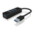 ICY BOX IB-HUB1419-U3 USB 3.2 Gen 1 (3.1 Gen 1) Type-A 5000 Mbit/s Zwart