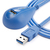 StarTech.com 1,5m USB 3.0 SuperSpeed Verlängerungskabel - Stecker/Buchse - Blau