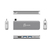 j5create JCD389-N Kit Ultradrive USB-C™ Multi-Display Modular Dock