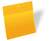 Durable Magnetic Ticket Label Holder Document Pockets - 10 Pack - A5 Yellow