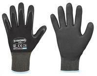 ANNISTON STRONGHAND® Handschuhe 0675 Gr.: 09 H Polyamid (Nylon) / Nitril, Schwar