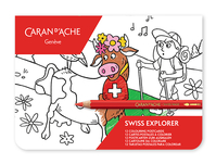 CARAN D'ACHE Swiss Explorer 454.701 Karten zum ausmalen FSC