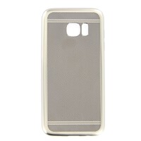Silicone Case Classy Samsung Galaxy S7 Edge silver