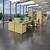 Contract 25 straight desk with panel leg 1400mm x 800mm - oak