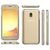 NALIA Full Body Case compatible with Samsung Galaxy J5 (2017), Protective Front & Back Smart-Phone Hard-Cover with Tempered Glass Screen Protector, Slim Bumper Thin Skin Etui Gold