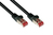 kabelmeister® Patchkabel, Cat. 6, S/FTP, PiMF, PVC, 250MHz, schwarz, 2m