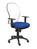 Silla Operativa de oficina Jorquera malla blanca asiento bali azul