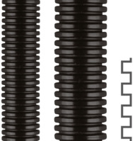 Wellschlauch, Innen-Ø 9.8 mm, Außen-Ø 13 mm, BR 20 mm, Polypropylen, schwarz