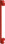 Leiterplattenhalter zur Befestigung der Leiterkarte/Frontplatte, Kunststoff, rot