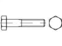 TOOLCRAFT TO-5401815 hatlapfejű csavar M24 280 mm külső hatlap ISO 4014 galvanikusan cinkezett acél