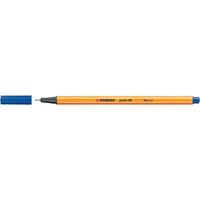 STABILO point 88 Fineliner Pen 0.4mm Line Blue (Pack 10)