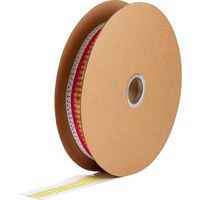 PermaSleeve Wire Marking Sleeves 25.40 mm x 8.50 mm HX-187-2-YL-J-2, Yellow, Polyolefin, 20000 pc(s), Thermal transfer, -40 - 120Cable Markers