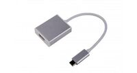 USB-C to HDMI 2.0 adapter, USB-C 3.1 to HDMI 2.0, aluminum housing, silver USB Graphics Adapter