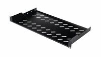 Fixed Shelf 19', 1U, 400Mm, , Black ,