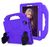 HANDY Protection Case for Apple iPad Mini 6. Purple with handle and foldable hands for stand mode. Tablet-Hüllen