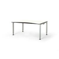 Free-form table, height adjustable