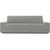 FUNDA SOFA DETROIT 2 PLAZAS GRIS CLARO