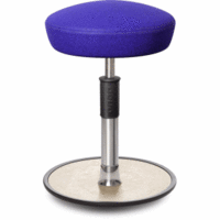 Sitz- Stehhocker Free Regular Hutsitz kvadrat Divina Mel. r.blau chr. /creme