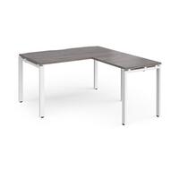 Adapt single straight desk with return desk