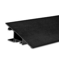 LED Aufbauprofil HIDE TRIANGLE, Keilform, indirektes Licht, Aluminium, 200cm, Schwarz