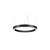 LED Pendel-Ringleuchte BIRO CIRCLE, IP20, ø 150 cm, Höhe 10 cm, 147W, 2700-6500K, 19227lm, dimmbar DALI, schwarz