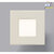 LED Dosen-Einbauleuchte NIZZA, IP20, ECKIG, 7.5cm, 230V, 2.2W 2700K 50lm 120°, Weiß