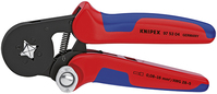 KNIPEX SELF-ADJ CRIMPING PLIERS FOR END SLEEVES FERRULES W/LAT ACCESS