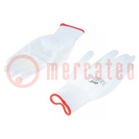 Protective gloves; Size: XL; white