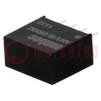 Converter: DC/DC; 0.25W; Uin: 4.5÷5.5V; Uout: 5VDC; Iout: 50mA; SIP4