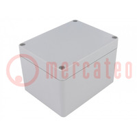 Enclosure: multipurpose; X: 90mm; Y: 115mm; Z: 80mm; ABS; dark grey