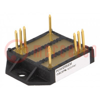 Modul: IGBT; tranzisztor/tranzisztor; H híd; Urmax: 1,2kV; Ic: 21A