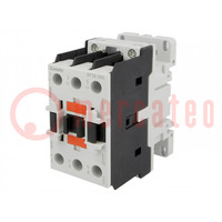 Contactor: 3-pole; NO x3; 110VAC; 38A; for DIN rail mounting; BF