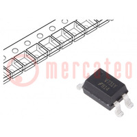 Optocoupler; SMD; Ch: 1; OUT: transistor; Uinsul: 5kV; Uce: 70V